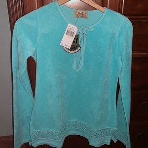 Brand New Teal/Aqua Juicy Couture Terry Tunic Size Medium